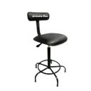 Ver imagem 2 de Cadeira Caixa Alta Podólogo Apoio de Pé Fixo Corano Preta