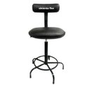 Ver imagem 1 de Cadeira Caixa Alta Podólogo Apoio de Pé Fixo Corano Preta