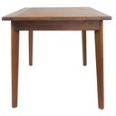 Ver imagem 3 de Mesa de Jantar Retangular Rústica 130cm em Madeira Maciça - Natural