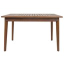 Ver imagem 2 de Mesa de Jantar Retangular Rústica 130cm em Madeira Maciça - Natural