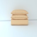 Ver imagem 1 de Cobre Leito Full 3 Peças Malha Lisa 100% Algodão Papaia