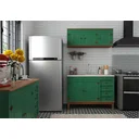 Ver imagem 1 de Balcão de Pia para Cozinha - Cor: Verde