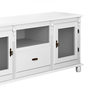 Rack Colonial de Madeira para Tv até 50 Polegadas e Pés Torneados - Branco Laca - 3