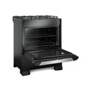 Ver imagem 3 de Fogão 5 Bocas Mueller Decorato Vetro G3 com Timer Preto Bivolt