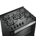 Ver imagem 4 de Fogão 5 Bocas Mueller Decorato Vetro G3 com Timer Preto Bivolt