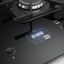 Ver imagem 5 de Fogão 5 Bocas Mueller Decorato Vetro G3 com Timer Preto Bivolt