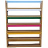 Nicho Organizador de Livros Brinquedos Quarto Infantil Prateleira Livreiro Mdf Madeira 55cm:branco - 6