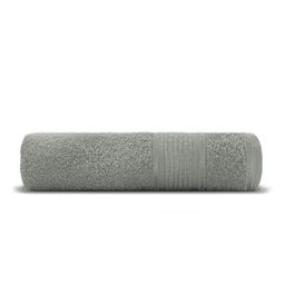 Toalha de Banho 100% Algodão 68cm X 1,30m Cinza Amianto - 1