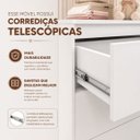 Ver imagem 7 de Guarda Roupa Infantil 3 Portas 3 Gavetas Apolo Branco Savana