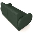 Ver imagem 6 de Sofá 3 Lugares Sala Living Orgânico 188cm Fávara K01 Veludo Verde - Lyam Decor