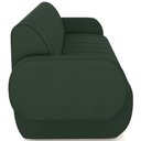 Ver imagem 5 de Sofá 3 Lugares Sala Living Orgânico 188cm Fávara K01 Veludo Verde - Lyam Decor