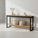 Ver imagem 1 de Aparador 1 Gaveta 100% MDF 180cm Industrial Móvel na Caixa