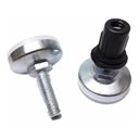 Ver imagem 1 de Sapata Niveladora 5/16 32mm C/Bucha Pé Móveis Kit C/12 Peças