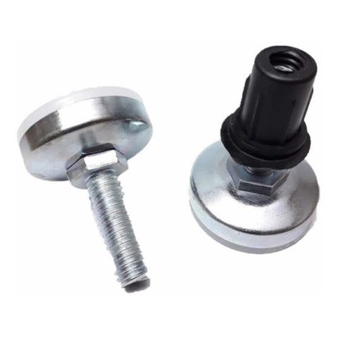 Sapata Niveladora 5/16 32mm C/Bucha Pé Móveis Kit C/12 Peças