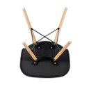 Ver mais imagens de Mesa de Jantar Redonda Eiffel 90cm com 4 Cadeiras Charles Eames, Design Moderno, Base em Madeira, Pa