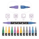 Ver imagem 6 de Canetas Colorir com Glitter 2 Pontas com 48 Cores