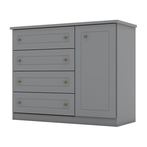 Cômoda Americano Cinza – Henn