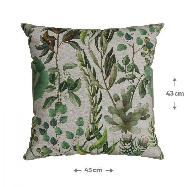 Capa para Almofada com Cordonê 43cm x 43cm 081 Botânica Belchior - 2