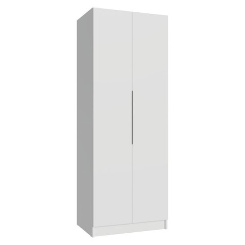 Guarda-roupa Modulado 2 Portas 4 Gavetas 1 Cabideiro Branco Neo Madesa