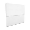 Ver imagem 2 de Cabeceira Estofada Casal Luna 140cm Suede Branco