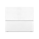 Ver imagem 1 de Cabeceira Estofada Casal Luna 140cm Suede Branco