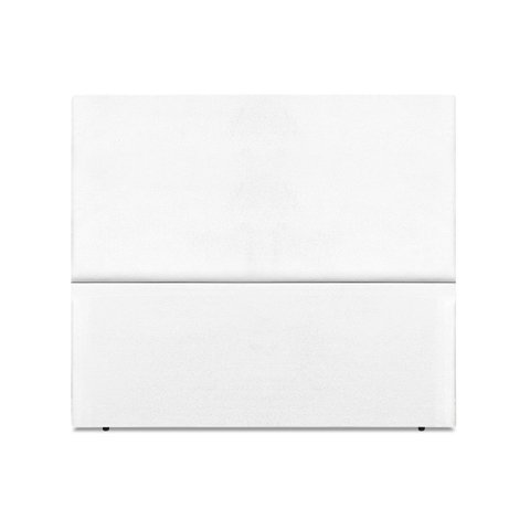 Cabeceira Estofada Casal Luna 140cm Suede Branco