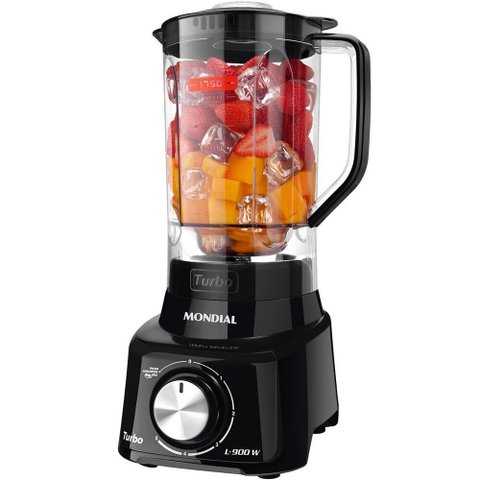 Liquidificador Turbo 2,7 Litros, 900w L-900-fb Mondial
