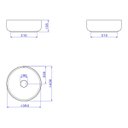 Ver imagem 4 de Cuba de Apoio Deca Redonda 40cm Slim Branco Cod: L.12040.17