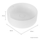 Ver imagem 3 de Cuba de Apoio Deca Redonda 40cm Slim Branco Cod: L.12040.17