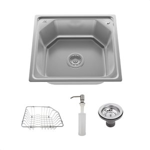 Cuba Gourmet de Cozinha 46x41 Aço Inox 201 - Cbc0015