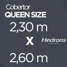 Cobertor Queen Size Hedrons Plush Tweed Cevada 280 g/m² 230x260cm - 4