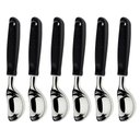 Ver imagem 1 de Kit 6 Conchas de Servir Sorvete Tramontina Utilitá Pegador Sorveteria Restaurante Preto