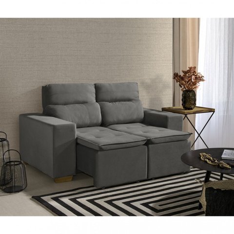 Sofá Luxemburgo 2 Lugares Retrátil Reclinável 1,50M Yescasa