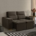 Ver imagem 1 de Sofá Luxemburgo 2 Lugares Retrátil Reclinável 1,50M Yescasa