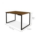 Ver imagem 2 de Mesa de Jantar Industrial Aço 4 Lugares 1,20x0,80 Klm Store