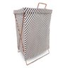 Cesto Saco de Roupa Suja Lavanderia Suporte Metal Dobrável - 1