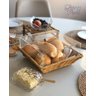 Cesta de Vime com Cupula p/Pão Linha Verão LEAO PRIMO - 2