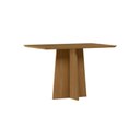 Ver imagem 1 de Mesa de Jantar Retangular Anitta C/tampo em Madeira S/vidro 1,20x0,80 New Ceval - Ype