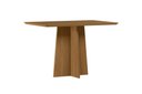 Ver imagem 1 de Mesa de Jantar Retangular Anitta C/tampo em Madeira S/vidro 1,20x0,80 New Ceval - Ype