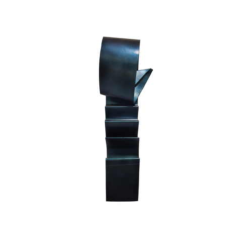 Decoração Escultura de Parede Abstrata em Aço Cor Azul Camaleão Exclusiva no Brasil Para Sala Quart