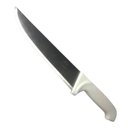 Ver imagem 2 de Faca com Cabo Branco Nylon de 8" - Açougueiro Churrasco Cozinha Carne Aço Inox Prime Confort Profiss