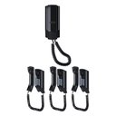 Ver imagem 1 de Kit 04 Telefone Comunicação Condominial TDMI 300 Preto Intelbras