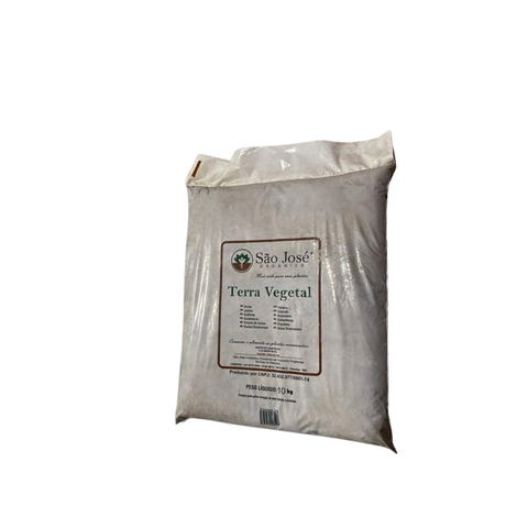 Terra Vegetal São José 10kg Jardinagem Solo Adubo Orgânico Plantio