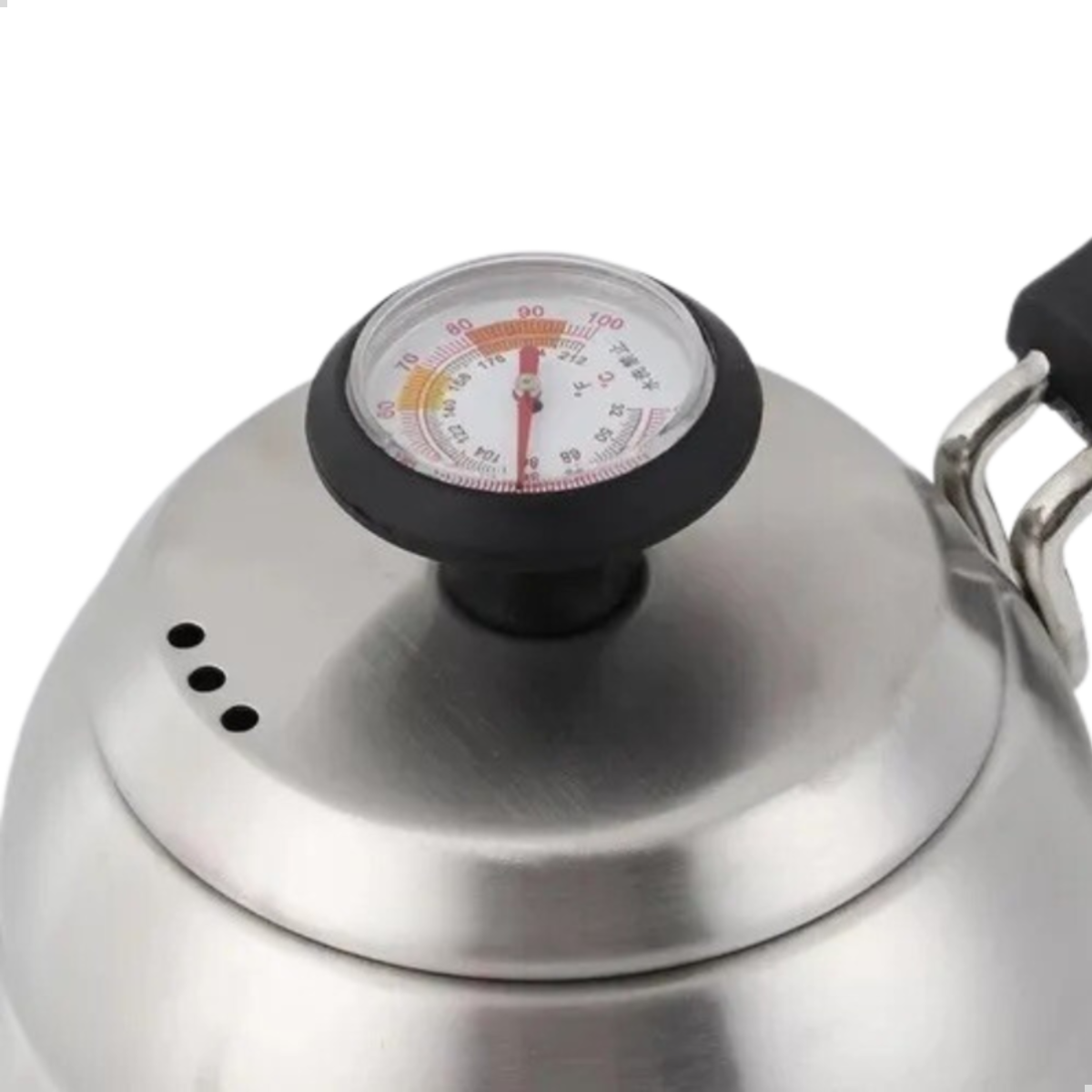 Chaleira Aço Inox Bico de Ganso com Termômetro 1000ml - 6