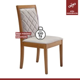 Conjunto Sala de Jantar Mesa e 4 Cadeiras Berlim Espresso Móveis - 6
