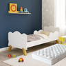 Cama Infantil Menina ou Menino com Colchão Muito Segura com Proteção Lateral - 1