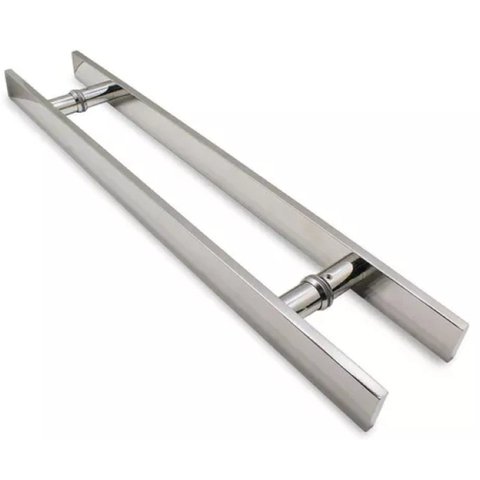 Puxador Inox Polido Barra Chata 60cm Todas Portas
