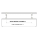 Ver imagem 7 de Puxador Inox Polido Barra Chata 60cm Todas Portas