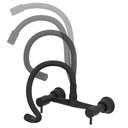 Ver imagem 3 de Torneira Misturador Cozinha Gourmet Parede All Black 1/4v