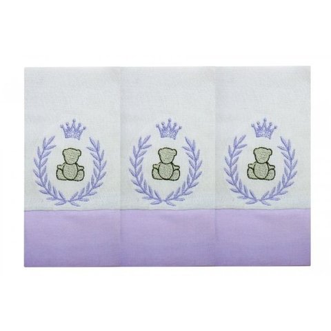 Jogo de Fralda de Boca - Thed:thed Lilás